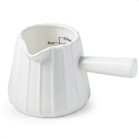 Taza YHOJOY expreso cerámica 200 ml con mango, medición precisa para dos porciones