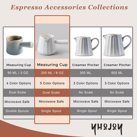 Taza YHOJOY expreso para dos porciones, diseño práctico para casa