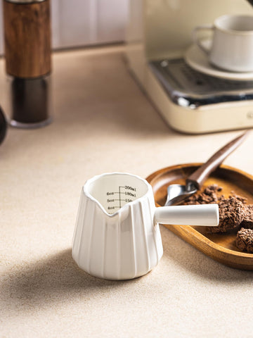Conjunto de tazas YHOJOY expreso, acabado blanco resistente para cocina