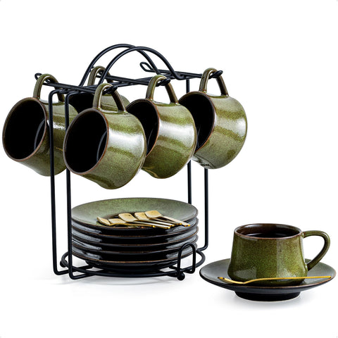 Copas espresso YHOSSEUN de 4 oz, juego de 6 para degustaciones.