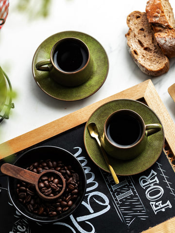 Taza espresso 4 oz YHOSSEUN para porción concentrada.
