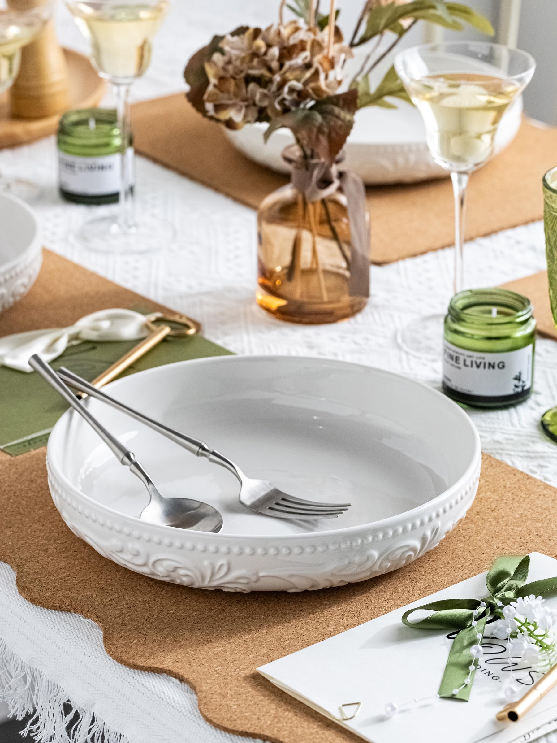 Tazones ceramicos YHOSSEUN ideales para cenas familiares y comidas de fin de semana