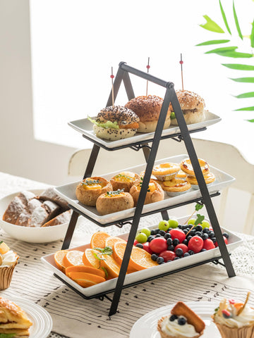 YHOSSEUN display de aperitivos y postres para mesas atractivas.