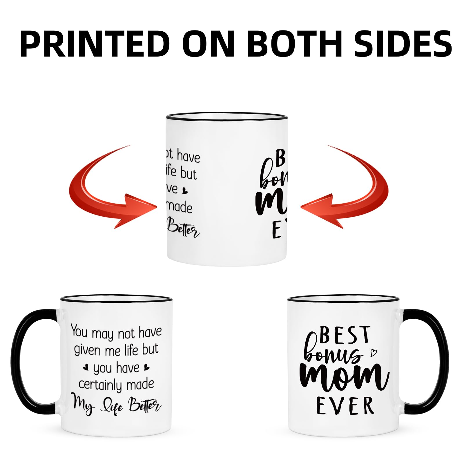 YHRJWN Bonus Mom regalo ideal para fechas especiales.