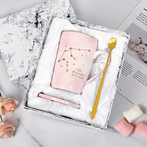 Posavasos YHRJWN con tema acuario, complemento para regalo.