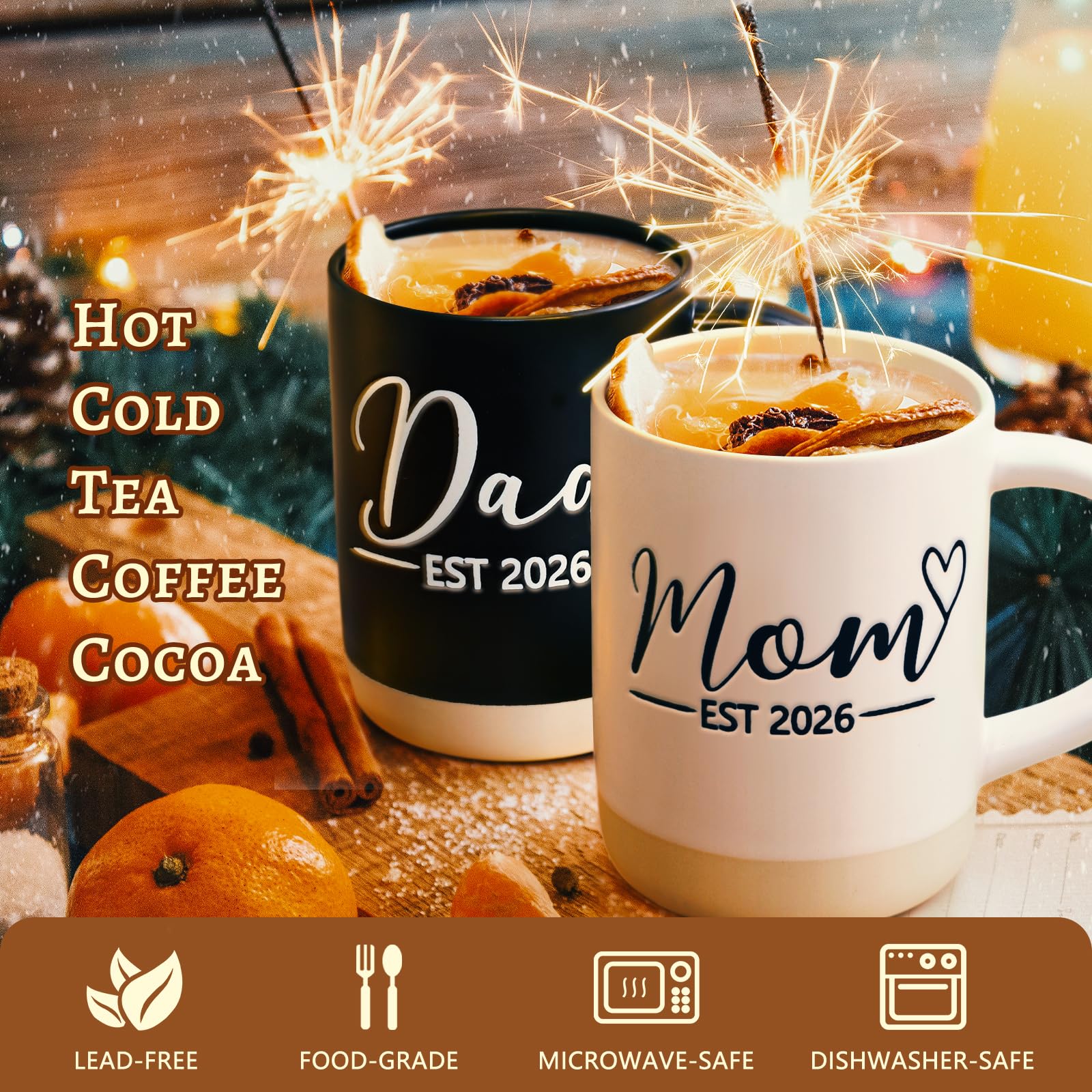 Set regalo papás YHRJWN, caja lista para regalar.