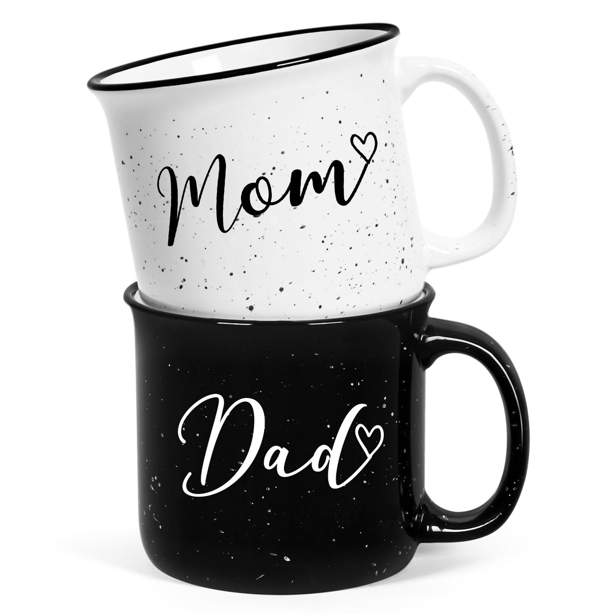 Tazas YHRJWN para padres, conjunto de 15oz, ideal para tomar café.