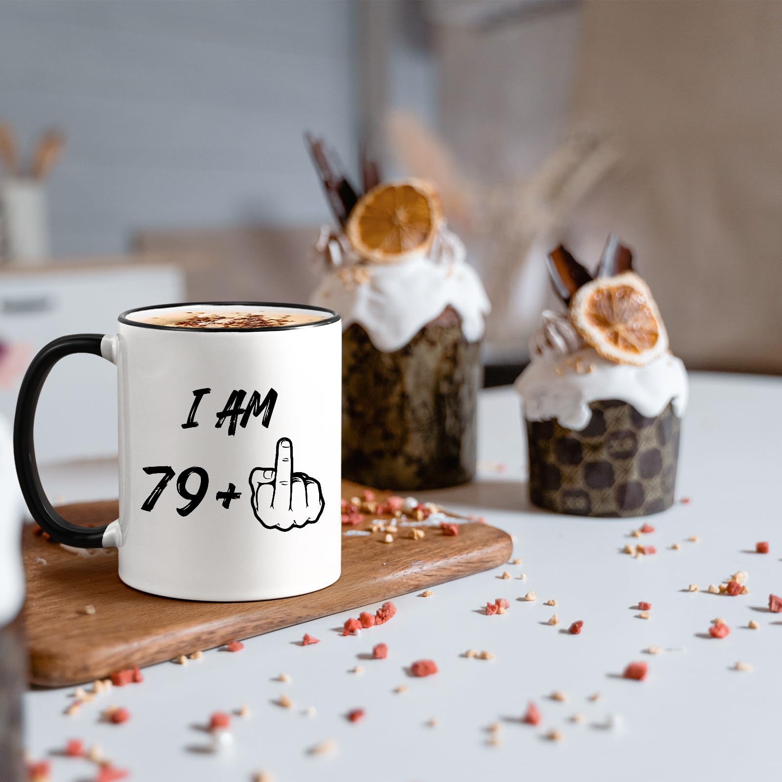 Taza YHRJWN con base antideslizante para mayor estabilidad en casa.