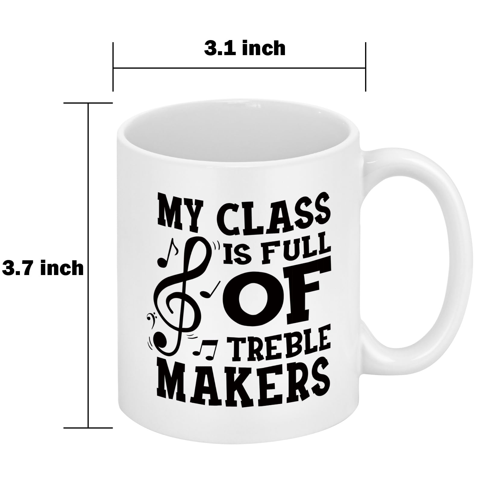 Taza YHRJWN para café diario en clase de música