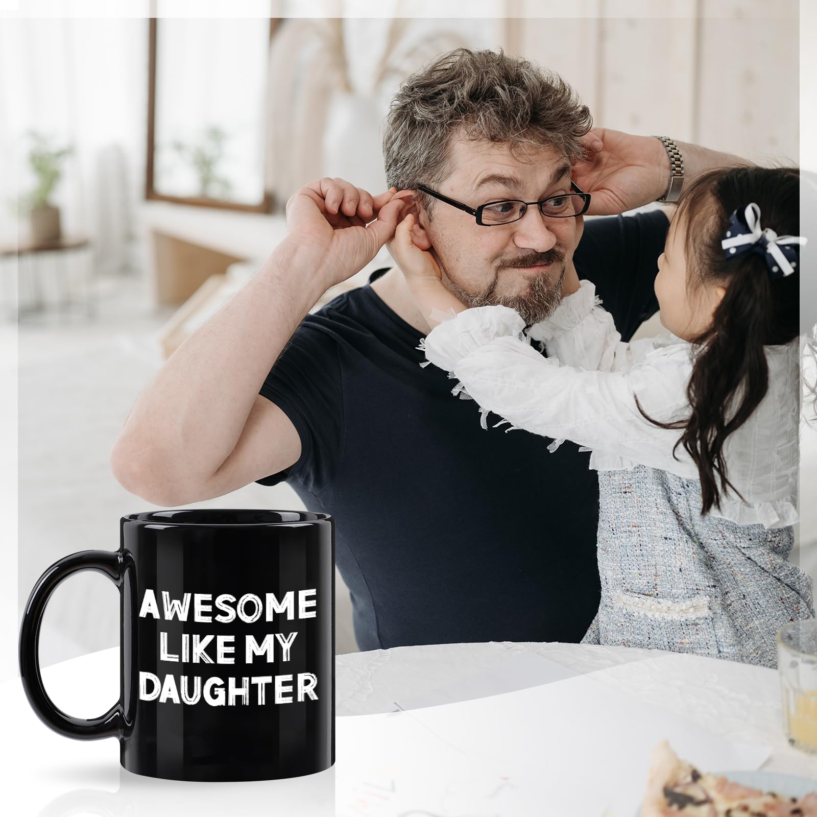Ritual diario de café con taza YHRJWN para papás