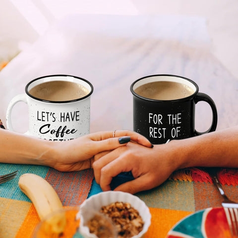 Taza cerámica 15oz de YHRJWN, duradera para bebidas calientes.