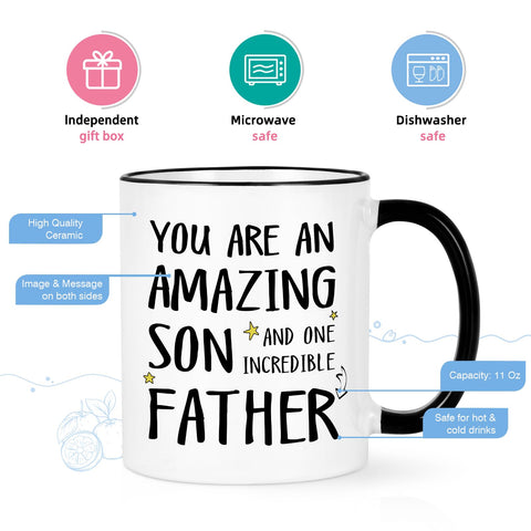 Taza YHRJWN - regalo de cumpleaños para hijo - celebra cada año.