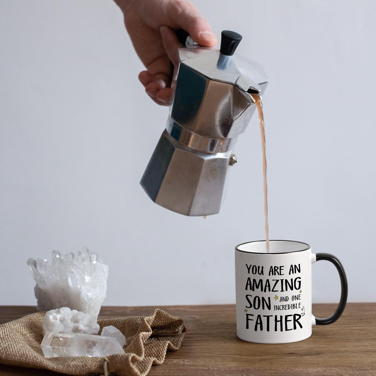 Taza YHRJWN - perfecto para desayuno en casa - regalo practico.