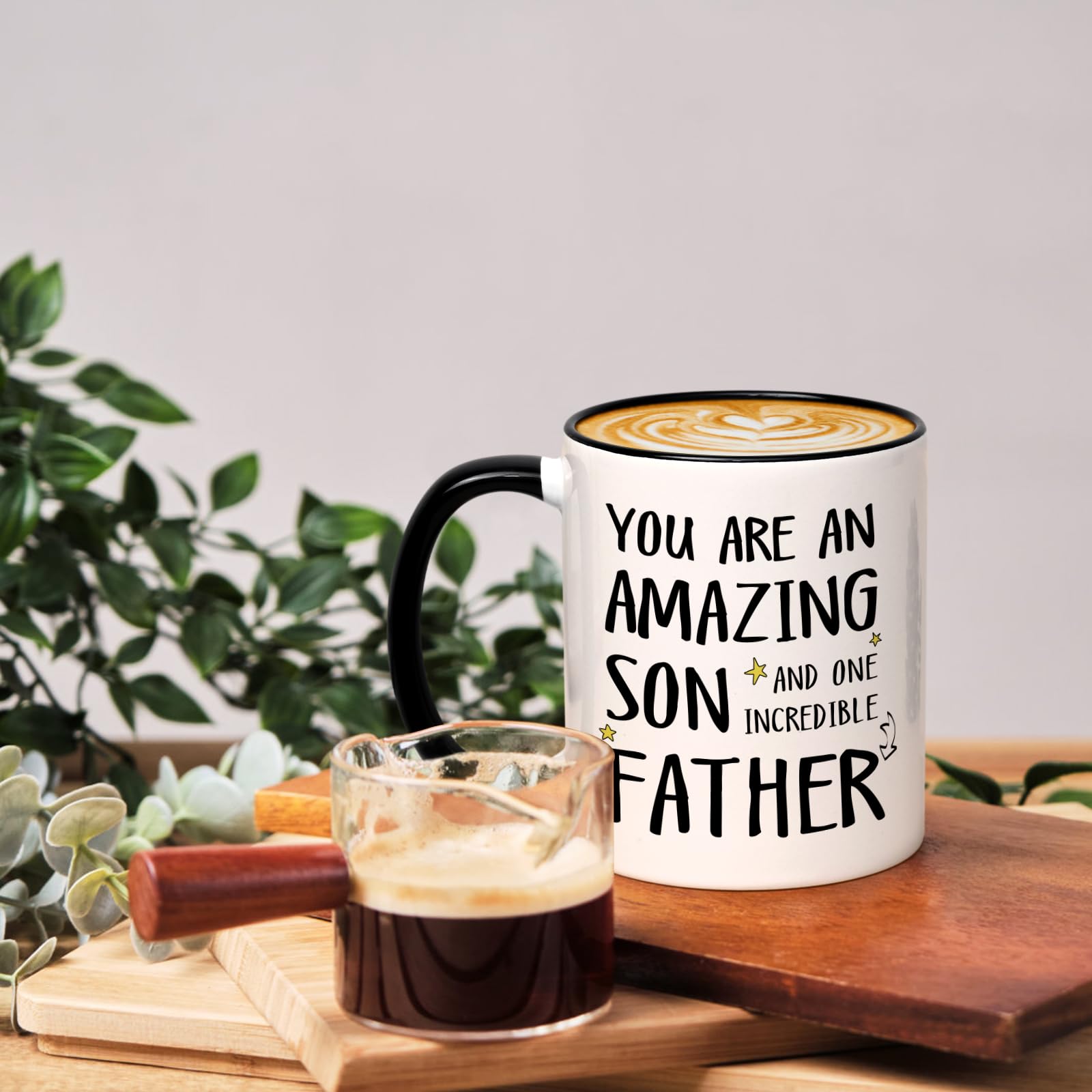 Taza YHRJWN - frase emocional para hijo - momentos de cafe.