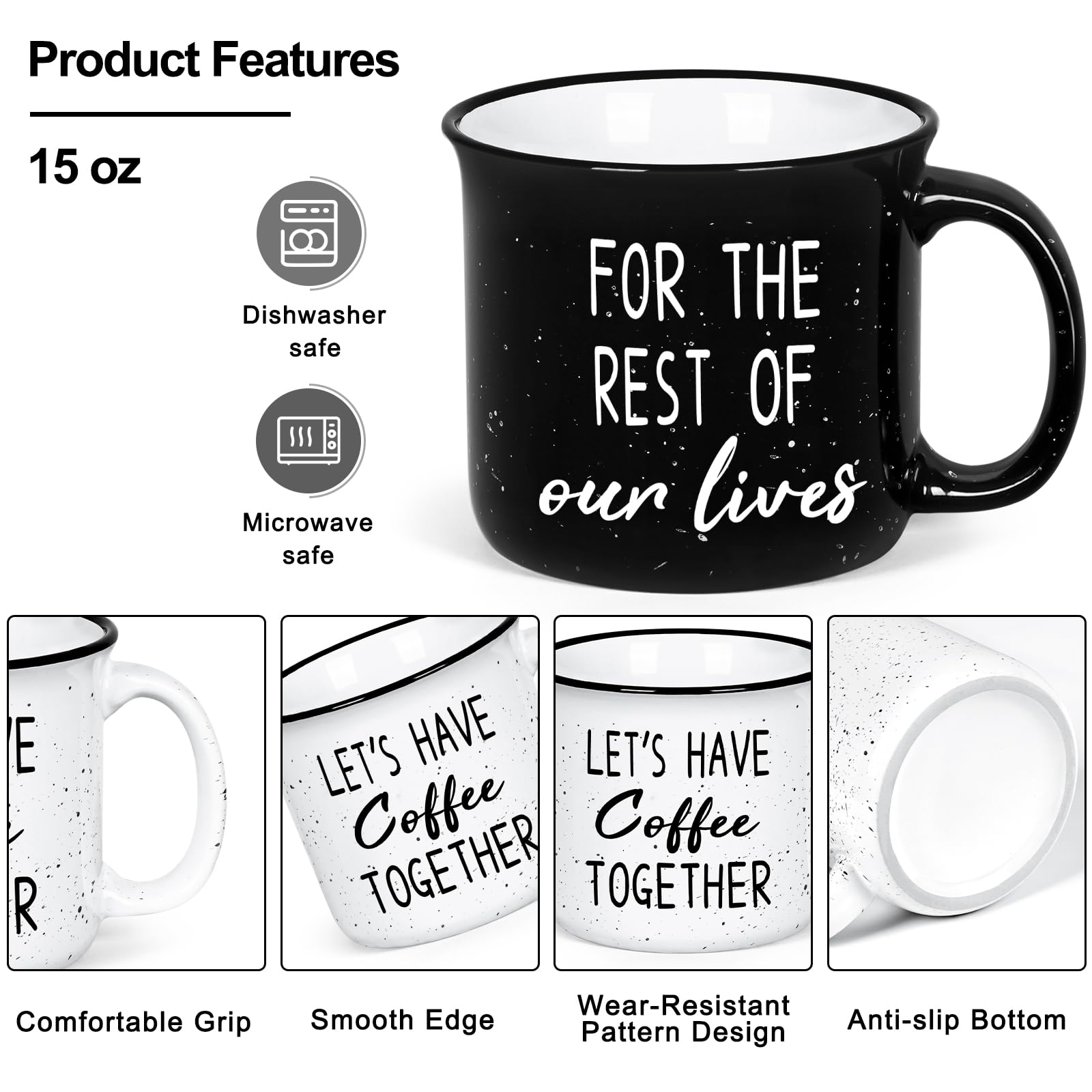 Impresión de alta definición de YHRJWN en la taza, acabado nítido.
