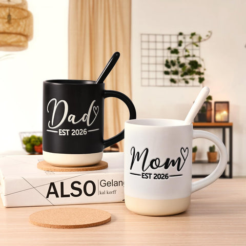 Taza Mama YHRJWN, borde suave para sorbos placenteros.