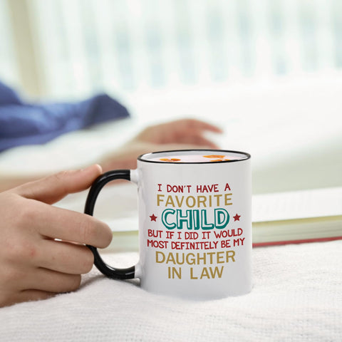 Taza YHRJWN para nuera, regalo Día de la Madre, detalle cálido y duradero