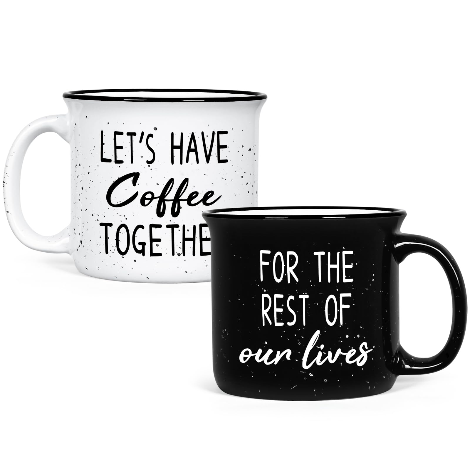 Taza YHRJWN para parejas, ideal para disfrutar café cada día.