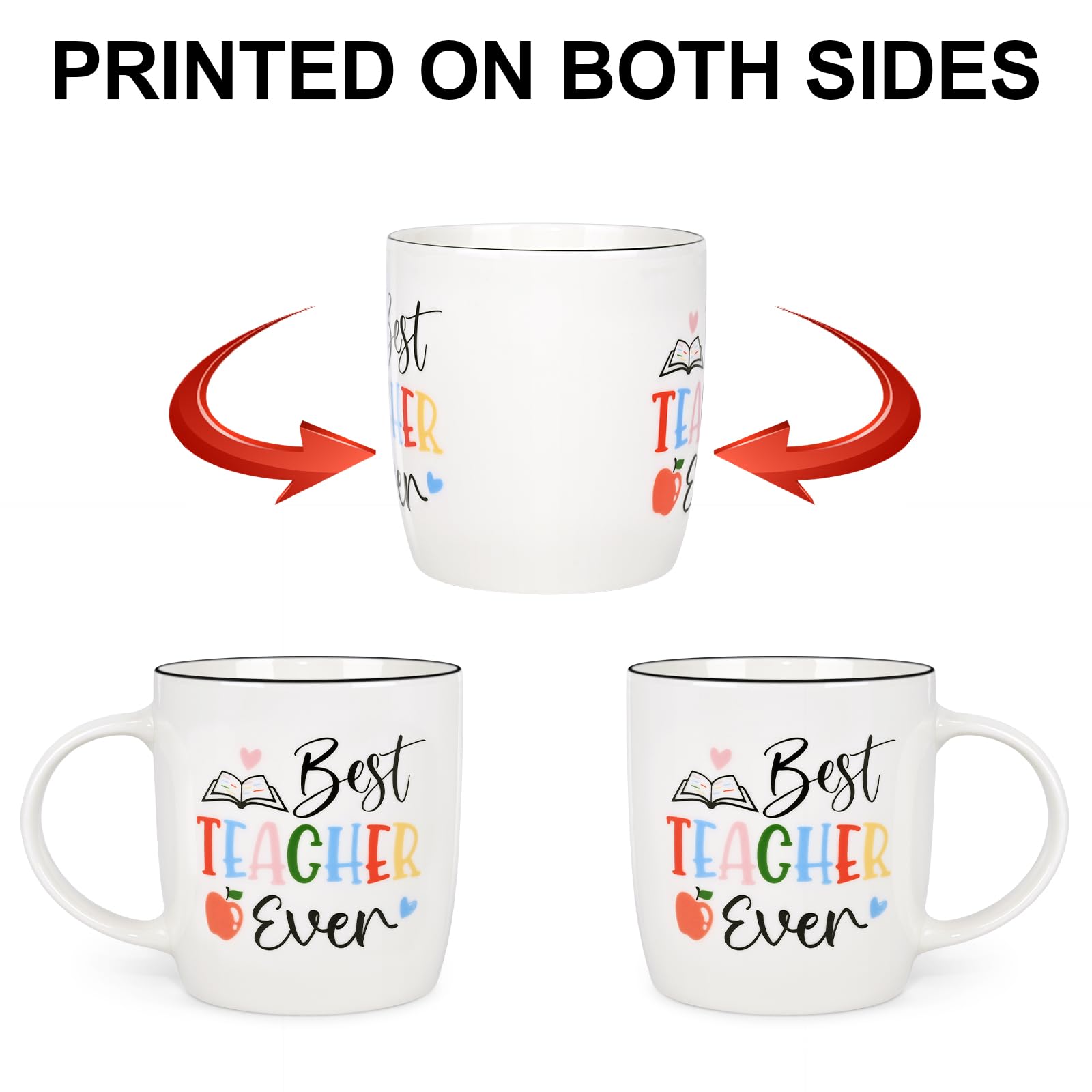 Taza YHRJWN apta para lavavajillas y microondas.