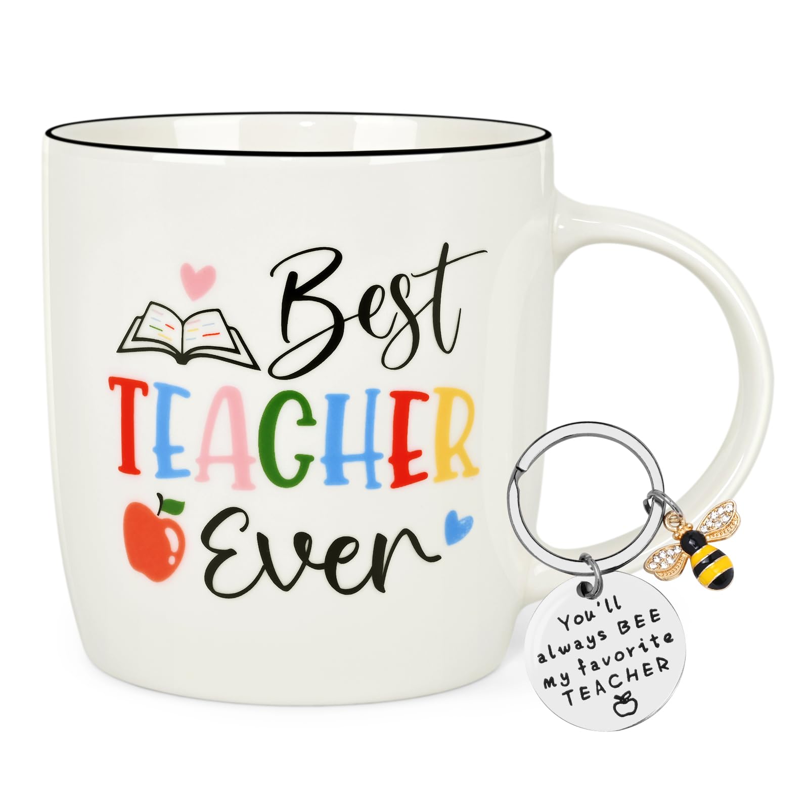 Taza YHRJWN para maestros con la frase El Mejor Maestro, regalo inspirador.
