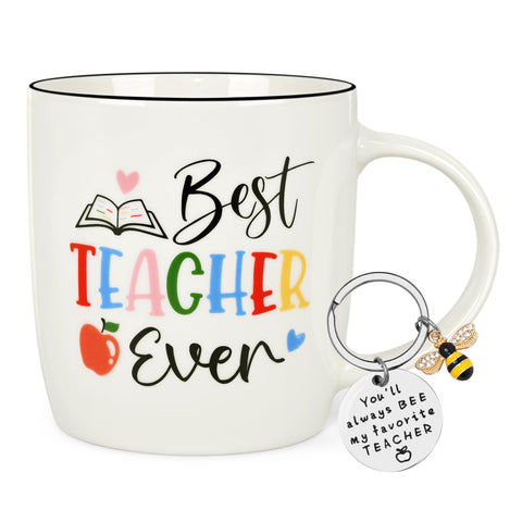 Taza YHRJWN para maestros con la frase El Mejor Maestro, regalo inspirador.
