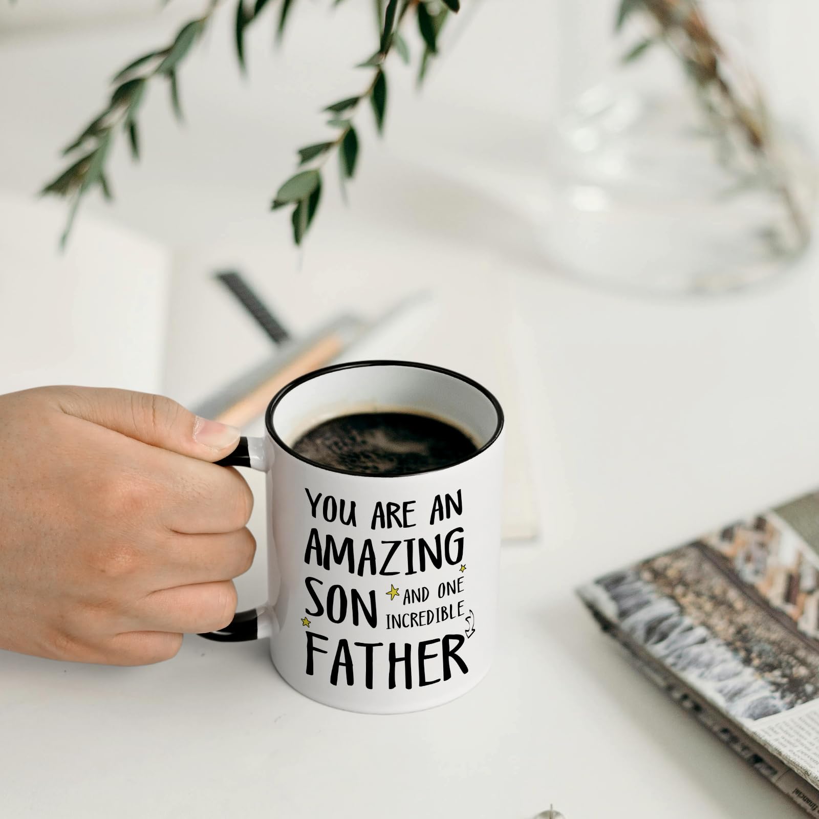 Taza YHRJWN - regalo familiar para hijo - momentos juntos.
