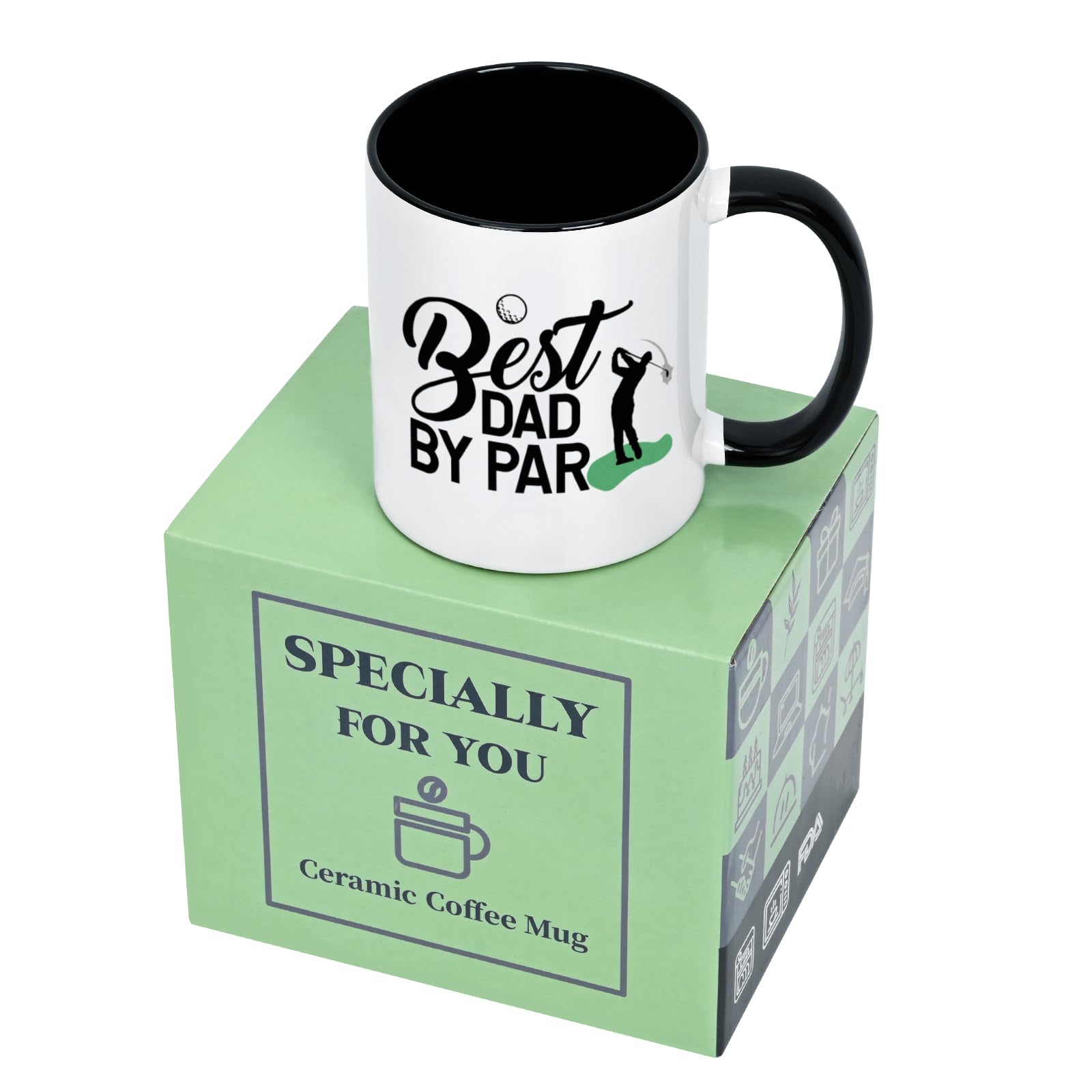 Taza YHRJWN regalo papa aficionado golf para golpear la rutina.