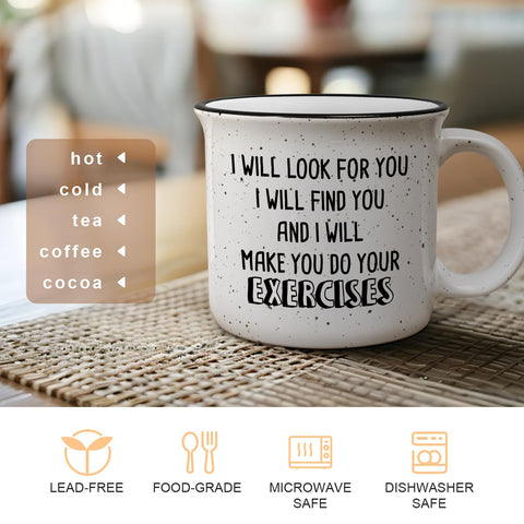 Taza YHRJWN uso diario en oficina o gimnasio, ideal para sesiones.