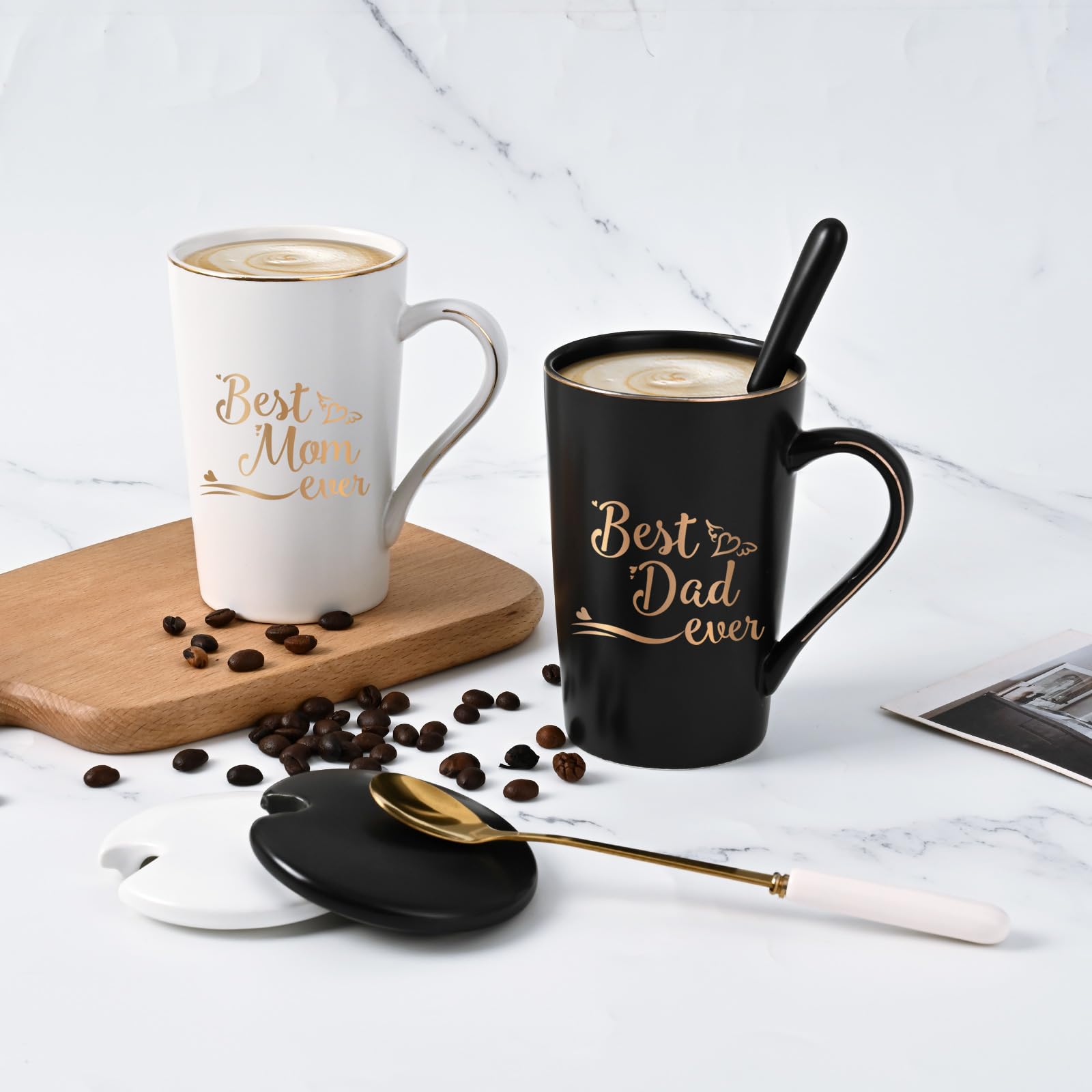 Taza YHRJWN, frente con mensaje, ideal para agradecer en ocasiones especiales.