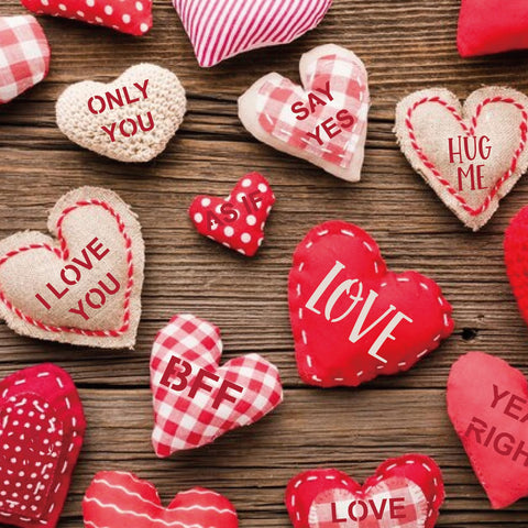 Plantilla yhslmh de dibujo de corazón para galletas
