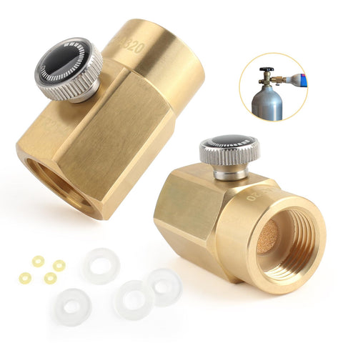 YHXMARSCAN adaptador-co2-cga320-a-tr21-4-frontal para conexión estable.