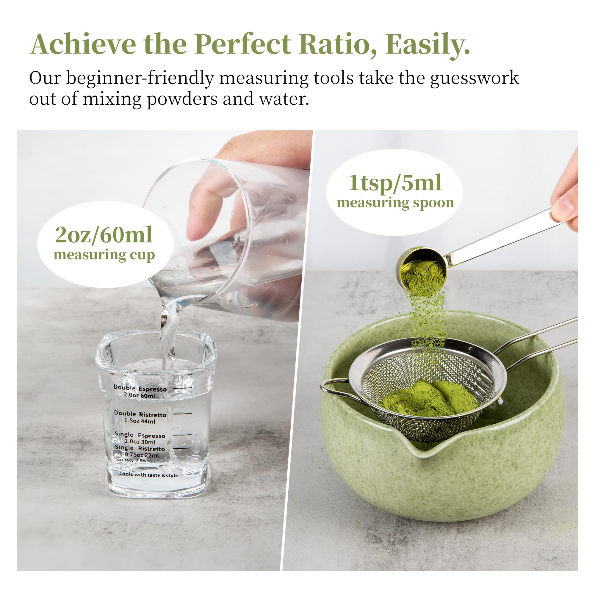 YIBO soporte ceramico para tazon de matcha, perfecto para exhibir tu ritual.