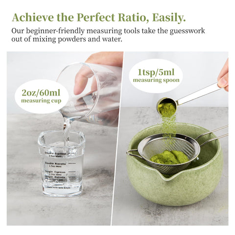 YIBO soporte ceramico para tazon de matcha, perfecto para exhibir tu ritual.