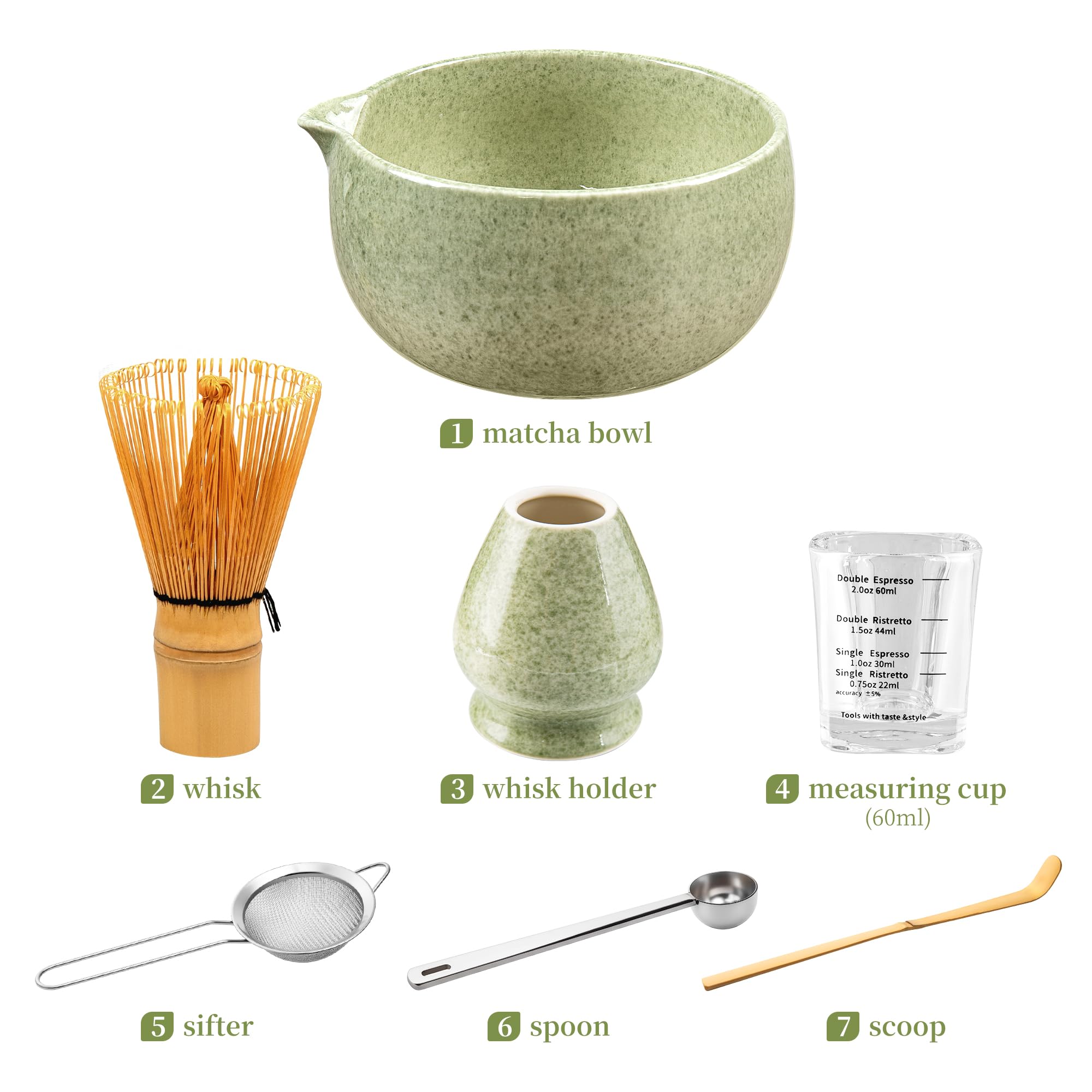 YIBO vaso medidor ceramico para medir liquidos con exactitud.