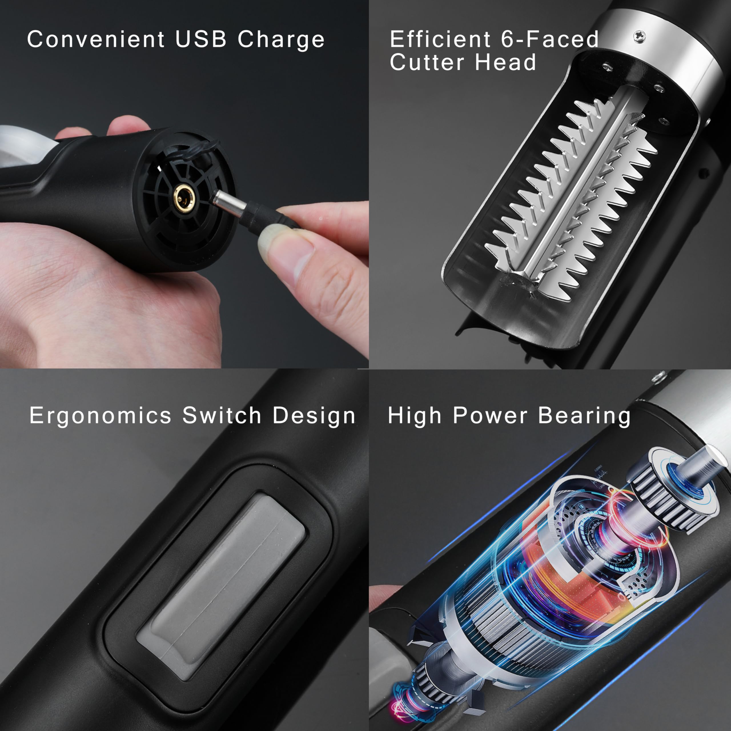 YiDeyuLL diseño ergonómico con switch de presión para uso continuo