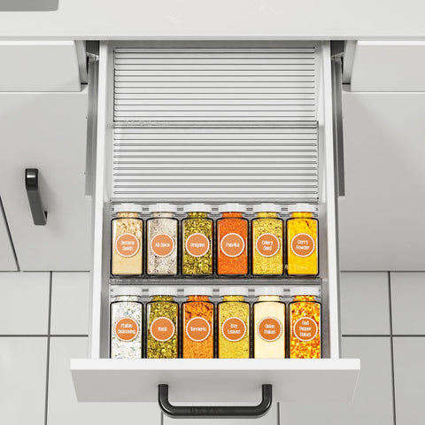 Yieach solución de almacenamiento para condimentos en la cocina.