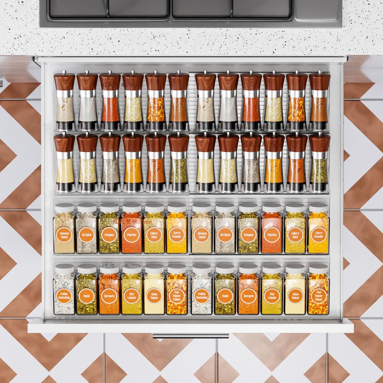 Yieach espacio para esmaltes de uñas, organización práctica.
