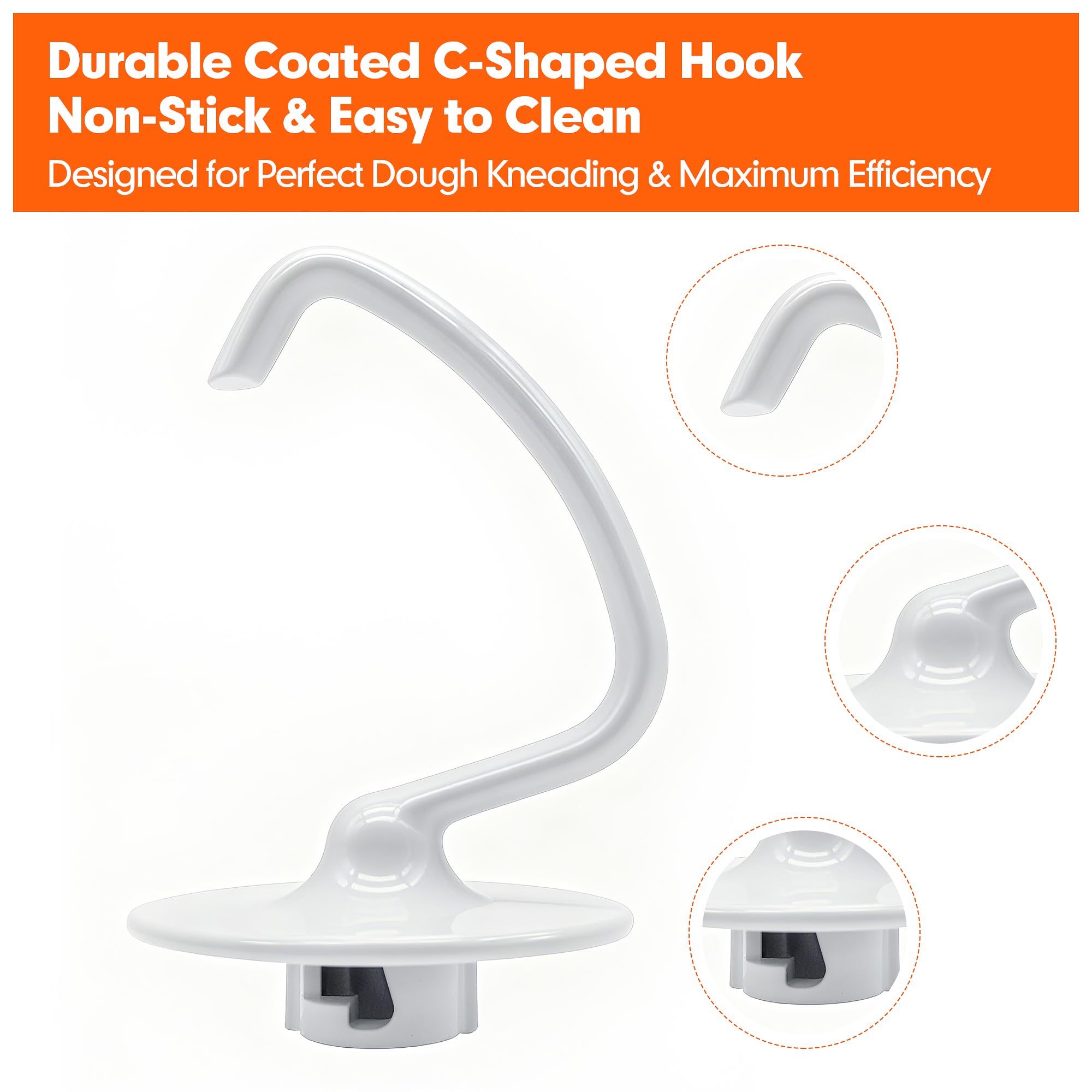 YIFOCUS gancho de aluminio con recubrimiento nylon, resistencia duradera.