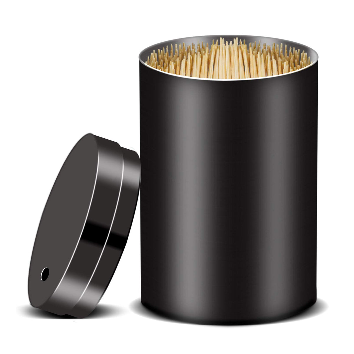YIFOCUS portapalillos de acero inoxidable, dispensador práctico para la mesa.