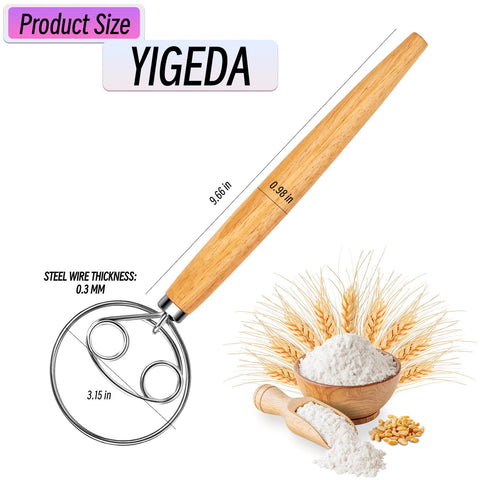 YIGEDA uso variado para batir claras y yemas o masa