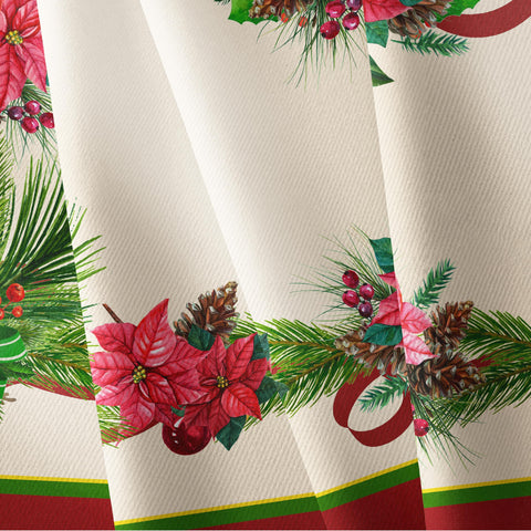 Mantel oval Yighty navidad resistente al agua para salpicaduras