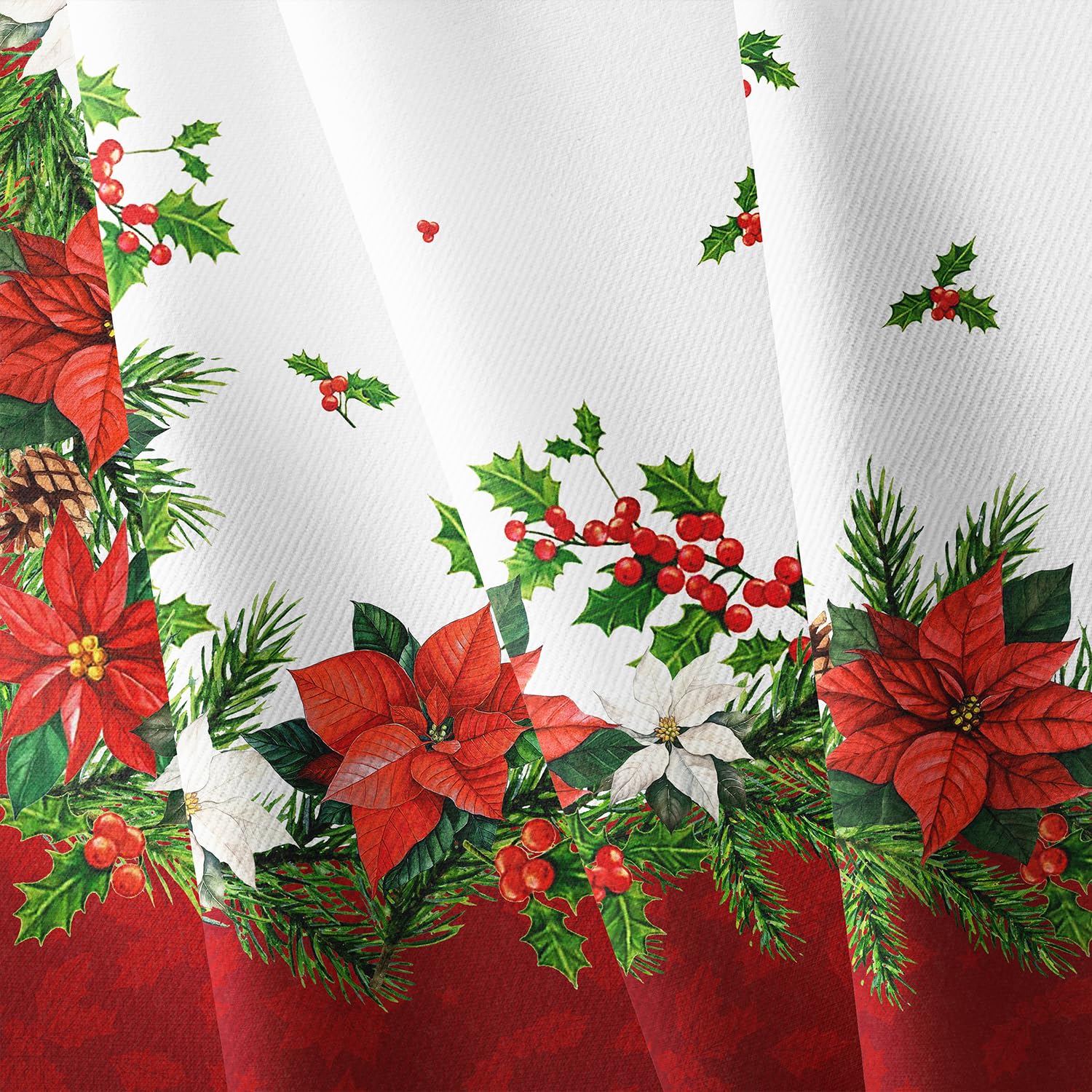 Mantel para 6 a 8 comensales, ideal para familias.