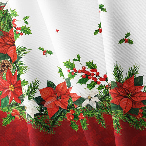 Mantel para 6 a 8 comensales, ideal para familias.