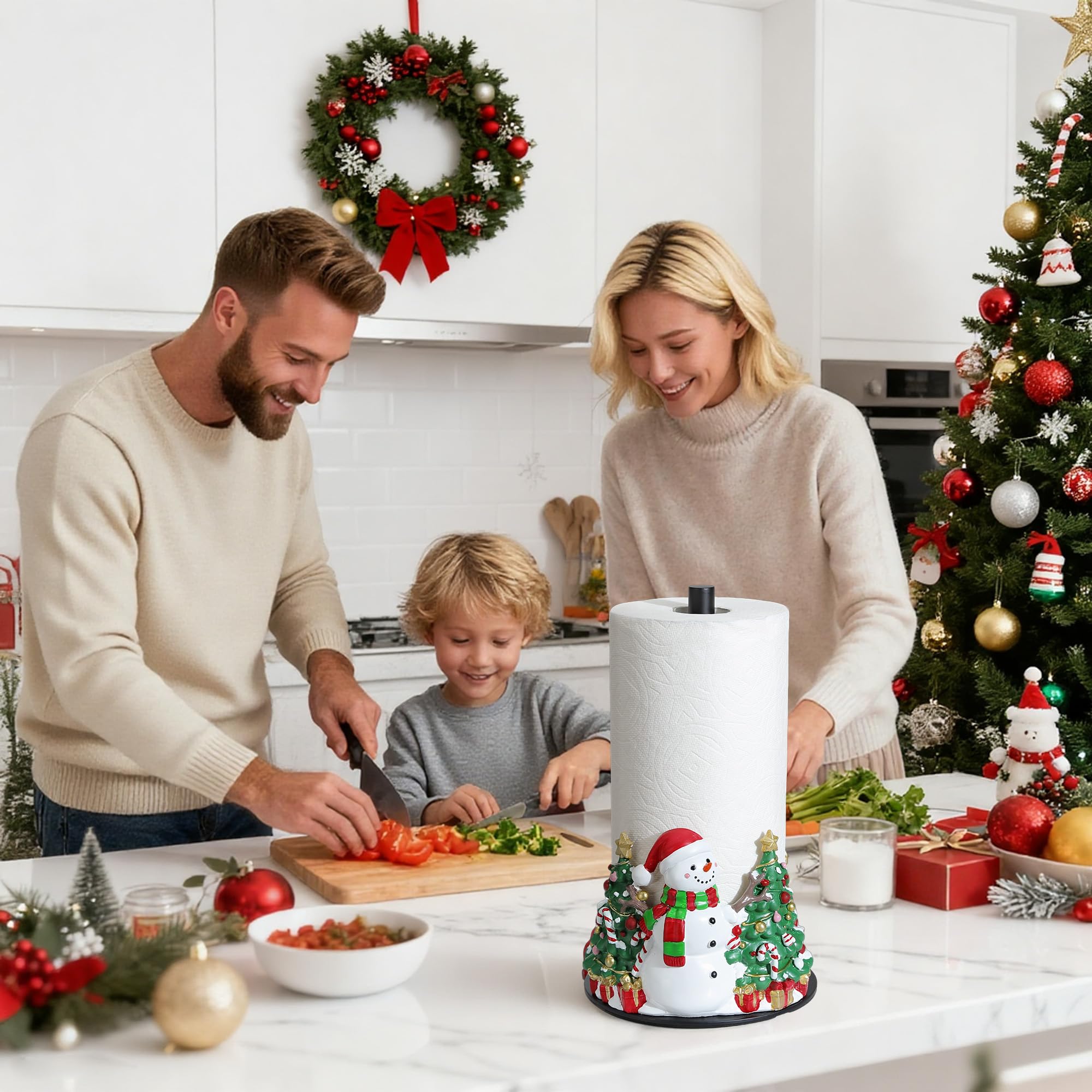 YIGII decoracion navidad para cocina y baño, ambiente festivo.