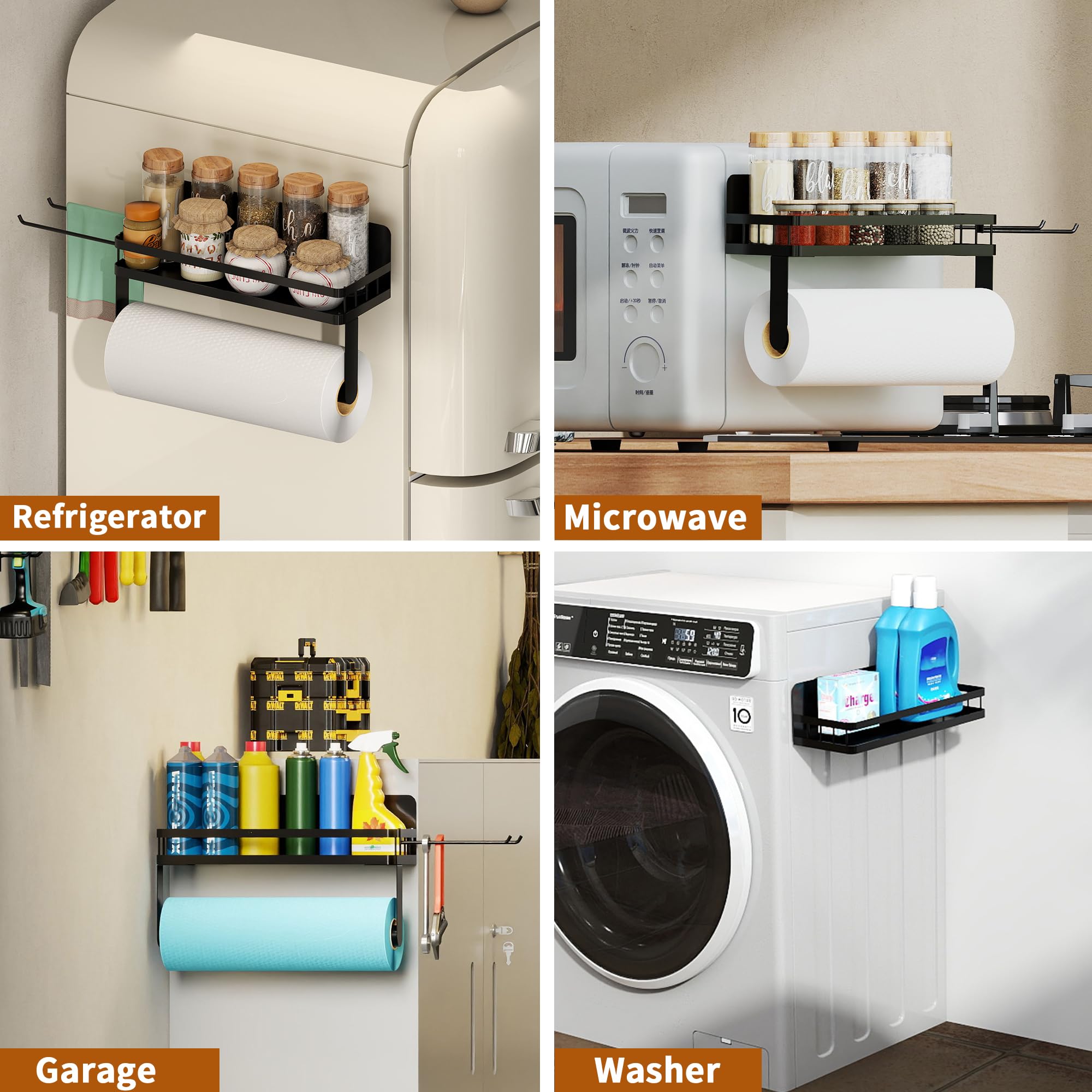 YIGII diseño práctico para instalación sin herramientas en refrigerador.