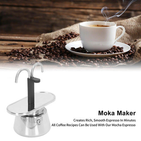 La yihaossing moka pot resalta el aroma del café en tu rutina diaria.