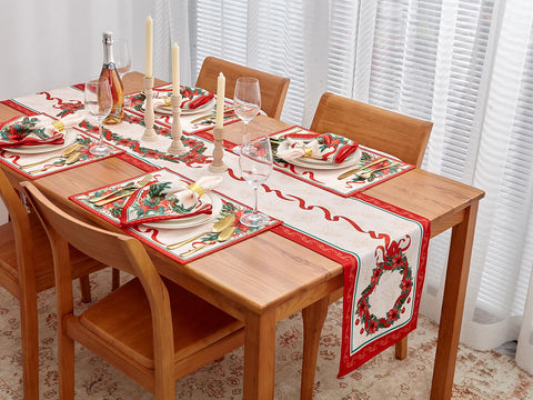 YiHomer decoracion de mesa para fiestas de Navidad