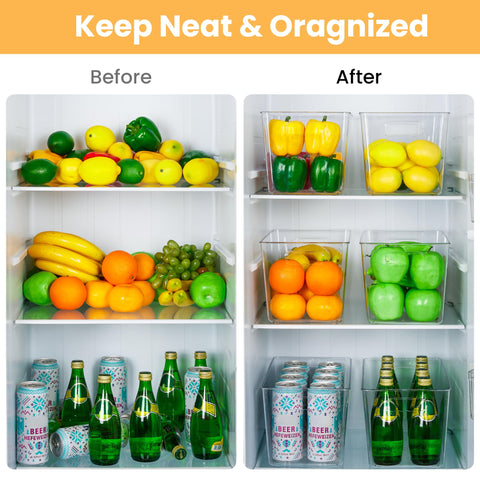Organizador de cocina YIHONG para frigorífico y máximo orden.
