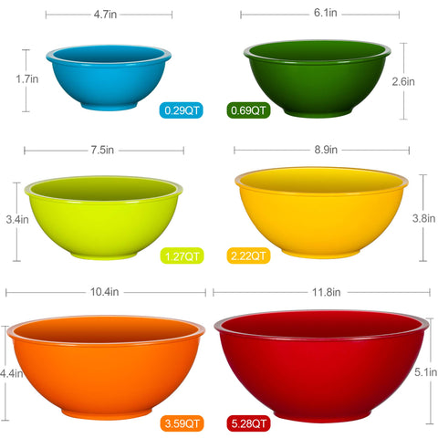 YIHONG, tazones para batidos y masas en la cocina diaria.