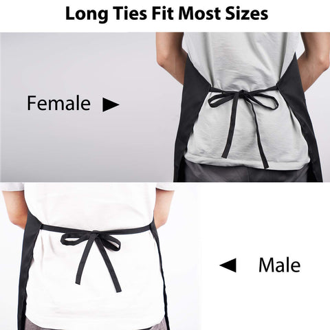 Diseño unisex de delantal YIKA para hombres y mujeres.